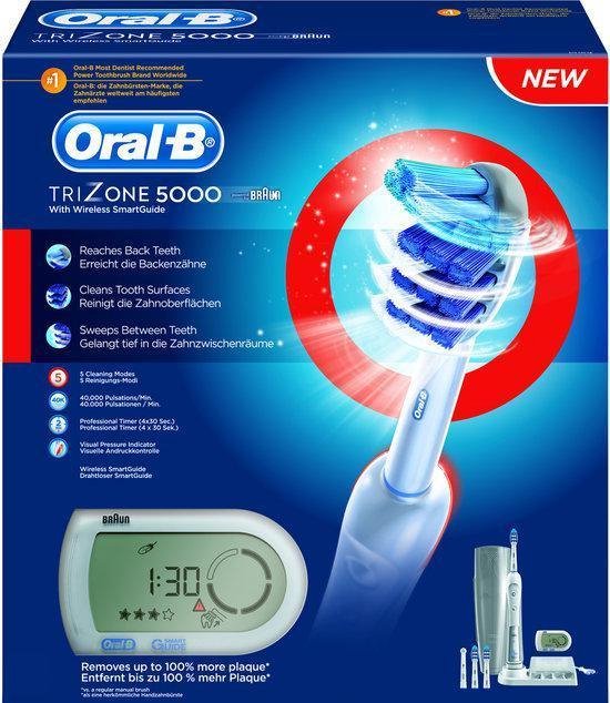Oral-B Tandenborstel TriZone 5000 met SmartGuide | bol.com
