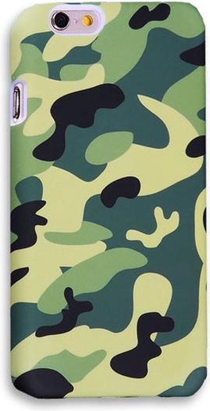 opener Onzuiver Bestaan GadgetBay Leger hoesje iPhone 6 / 6s Legerprint Camouflage patroon | bol.com