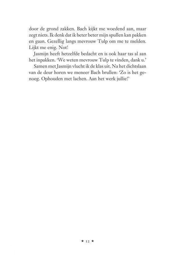 Tekst met sterren en een bladzijdenummer.