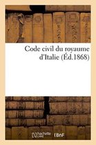Code Civil Du Royaume d'Italie