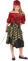 LUCIDA - Piratenbandiet outfit voor meisjes - M 122/128 (7-9 jaar)