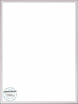 Homedecoration Almelo - Cadre photo - Format photo - 23 x 26 cm - Brillant argent