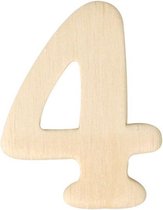 Figurine en bois 4 de 4 cm