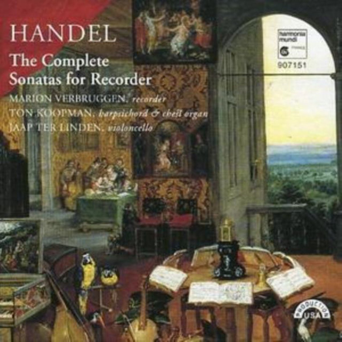 Afbeelding van product Handel: The Complete Sonatas For Recorder  - Marion Verbruggen / Ton Koopman