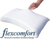 Mahoton - Stretchcomfort - Kussensloop - wit - set van 2 stuks