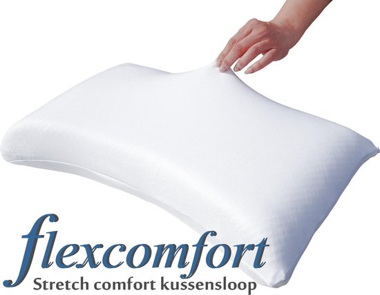 Mahoton - Stretchcomfort - Taie d'oreiller - blanc - set de 2 pièces