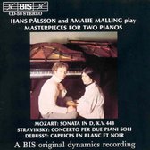 Hans Palsson, Amalie Malling - Master Pieces For Two Pianos (CD)