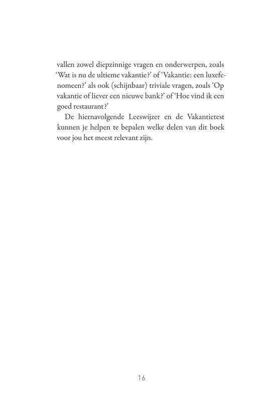 De kunst van het vakantievieren