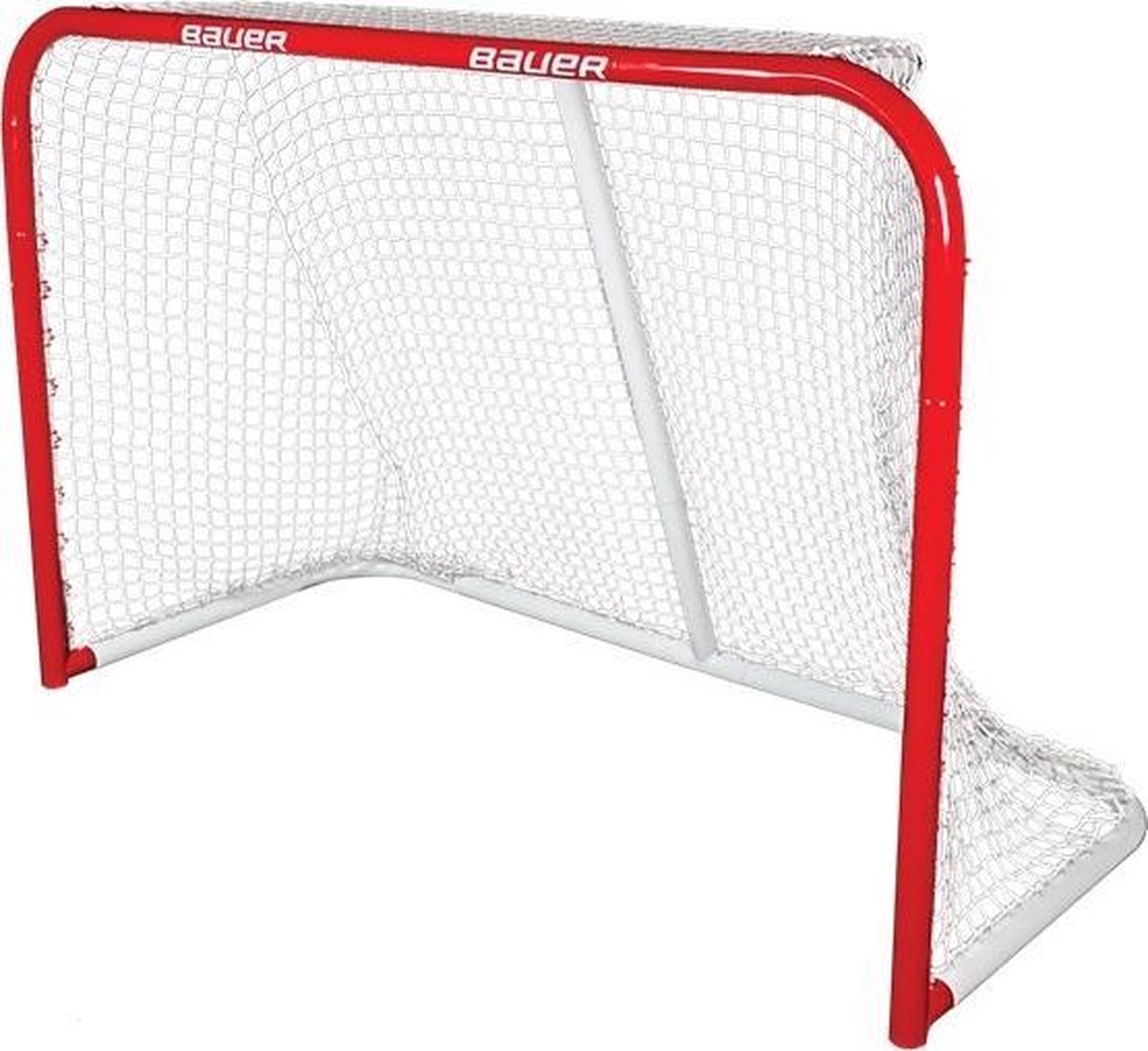 Bauer Ijshockey Goal Pro Steel 137 X 51 X 112 Cm Rood