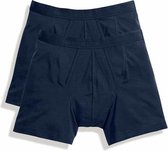 Klassieke boxers Fruit of the Loom Donkerblauw maat XL 2-pack