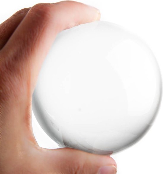 Kristallen - Glazen Bol 12 cm incl. losse standaard van Merkloos — afbeelding 2