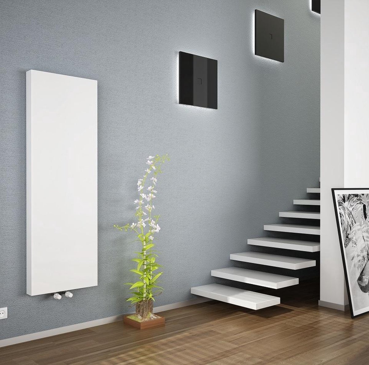 Verticale radiator T20 B600 H2000 - 2948 Watt