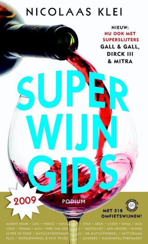 Cover van het boek 'Superwijngids 2009' van Nicolaas Klei