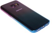 Siliconen hoesje roze/blauw Geschikt voor Samsung Galaxy S7