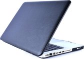 Macbook Case voor Macbook Pro 13 inch zonder Retina 2011 / 2012 - PU Hard Cover - Zwart