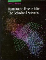 Quantitative Research for the Behavioral Sciences