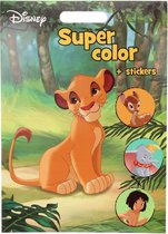 Disney Super Color Kleurboek met Stickers