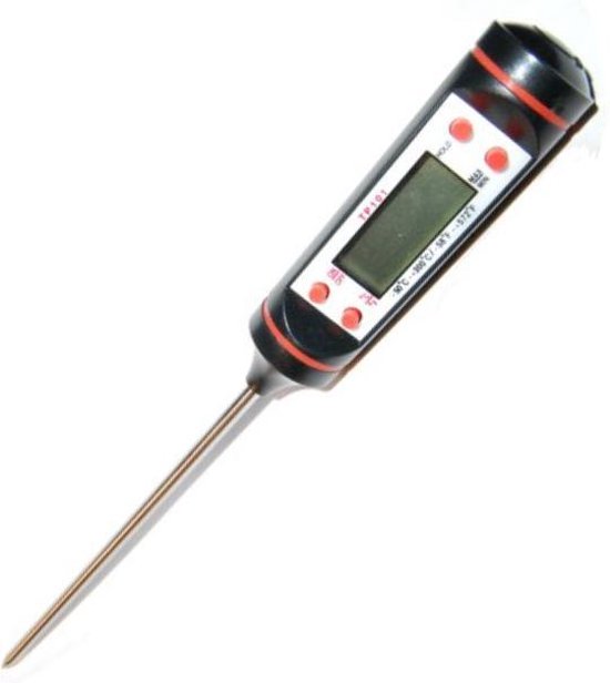 Bakkerij Getalenteerd Republiek Thermometer keuken - BBQ - Vlees thermometer - Digitale meter - Voedsel  thermometer | bol.com