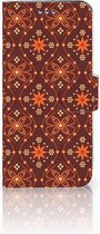 Flipcase Geschikt voor Samsung Galaxy S9 Batik Brown