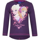 Disney Frozen Shirt - Lange Mouw - Paars - Maat 116 - 6 jaar/114 cm
