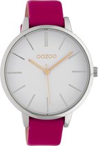 OOZOO Vintage C10176 Roze Zilverkleurig Horloge 42mm