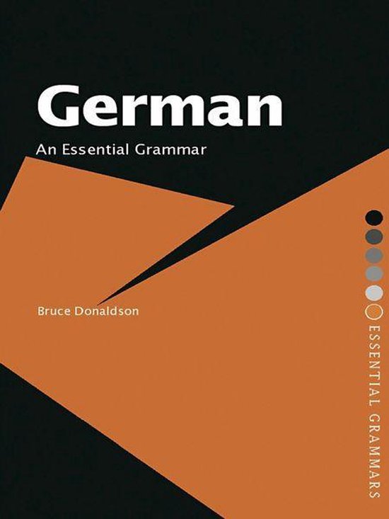 Routledge Essential Grammars - German: An Essential Grammar - cover