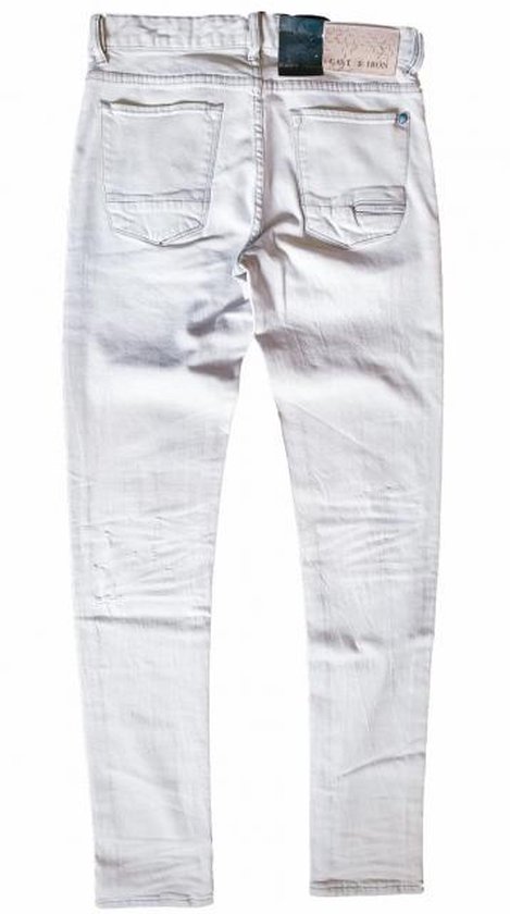 cast iron riser slim fit jeans