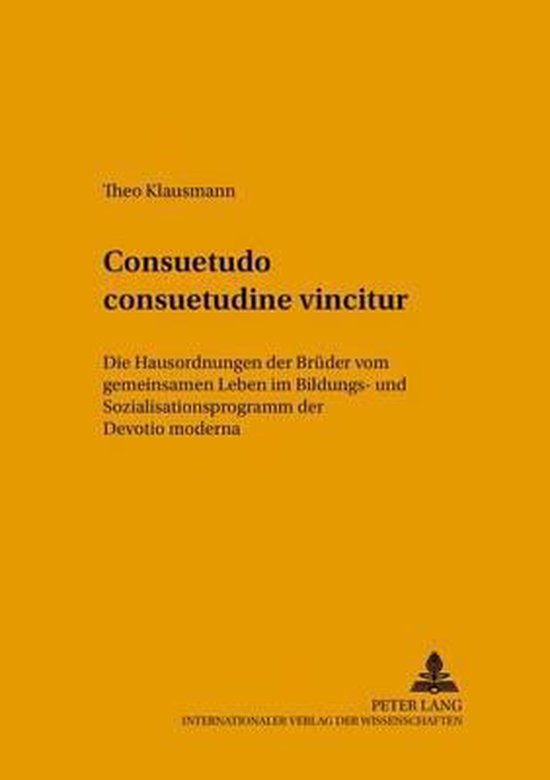 Consuetudo consuetudine vincitur - cover