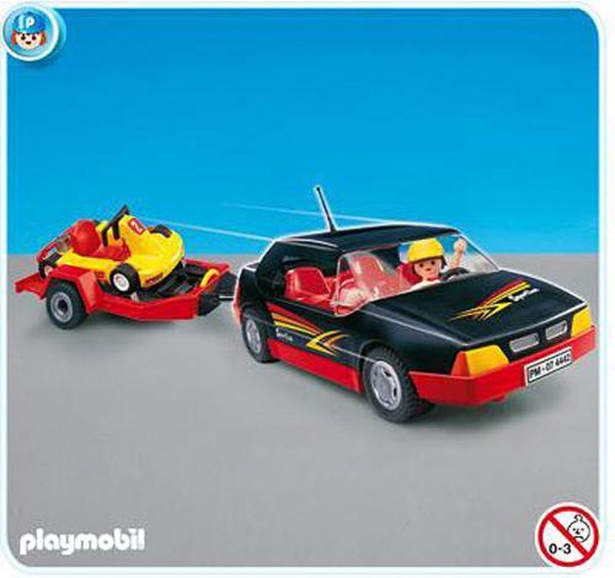 Playmobil Raceauto met Go-Kart - 4442 | bol.com