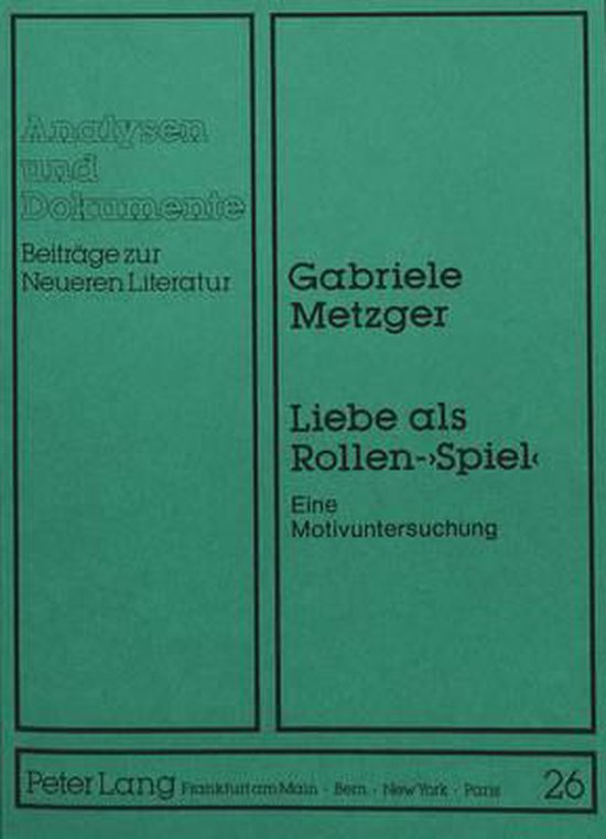 Liebe als Rollen-'Spiel' - cover