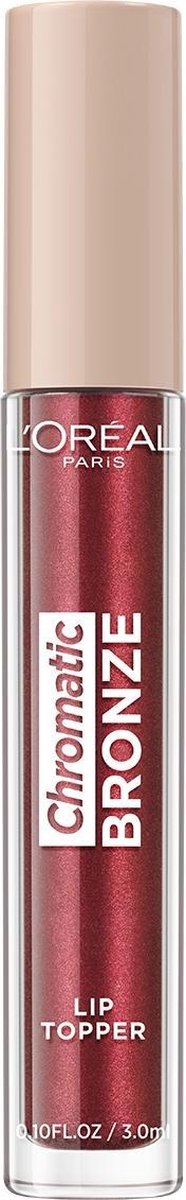 L’Oréal Paris Chromatic Bronze Strobing Lipgloss 04 Red Tonic - Rood