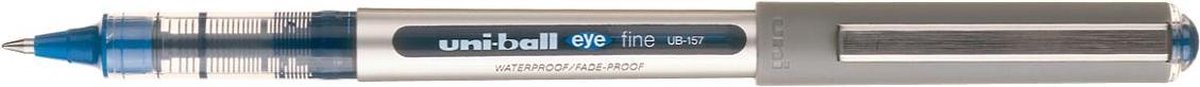 23x Uni-ball roller Eye Fine en Micro Fine, schrijfbreedte 0,5mm, punt 0,7mm, blauw