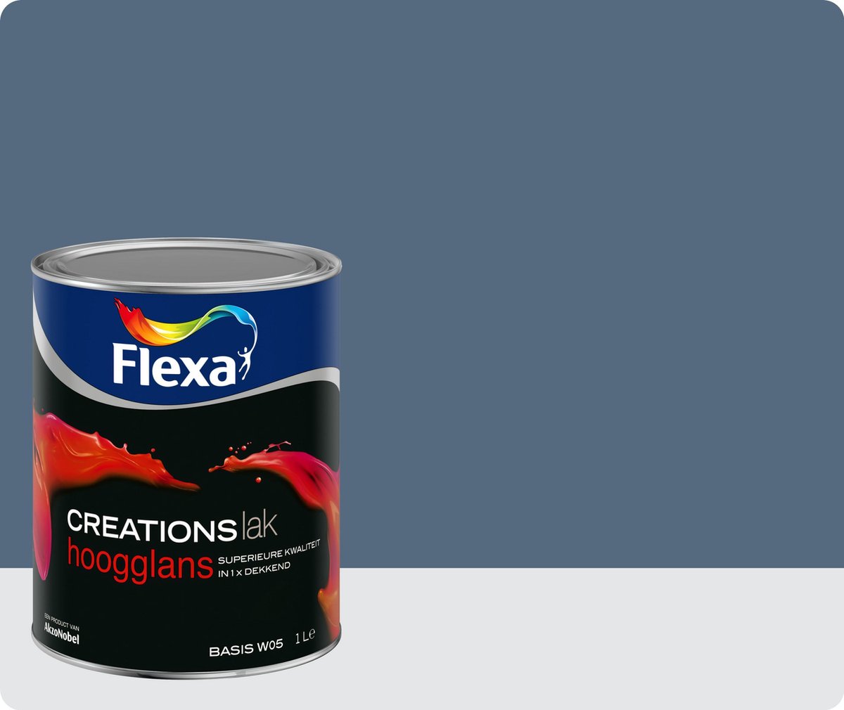 Flexa Creations - Lak Hoogglans - 3032 - Blueberry Dream - 750 ml