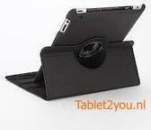 Tablet2you Apple iPad 2/3/4 Roterende Leren Hoes - Zwart