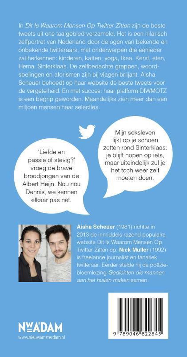 Dit Is Waarom Mensen Op Twitter Zitten - back cover