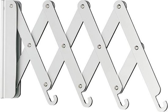 Pieper Concept - Wandkapstok Flexxo Gepolijst aluminium