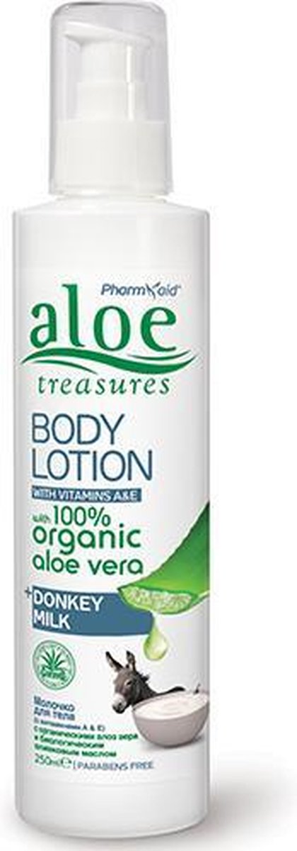 Goedkoopste Pharmaid Aloe Treasures Bodylotion Donkey Milk 100 organic Aloe Vera 250ml