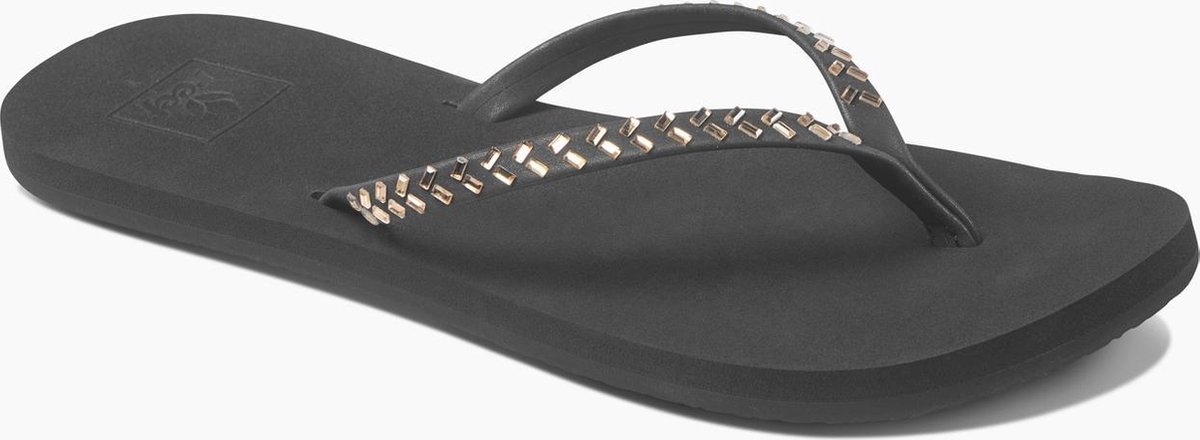 Reef Bliss Embellish Dames Slippers Black Bronze Maat 36 bol