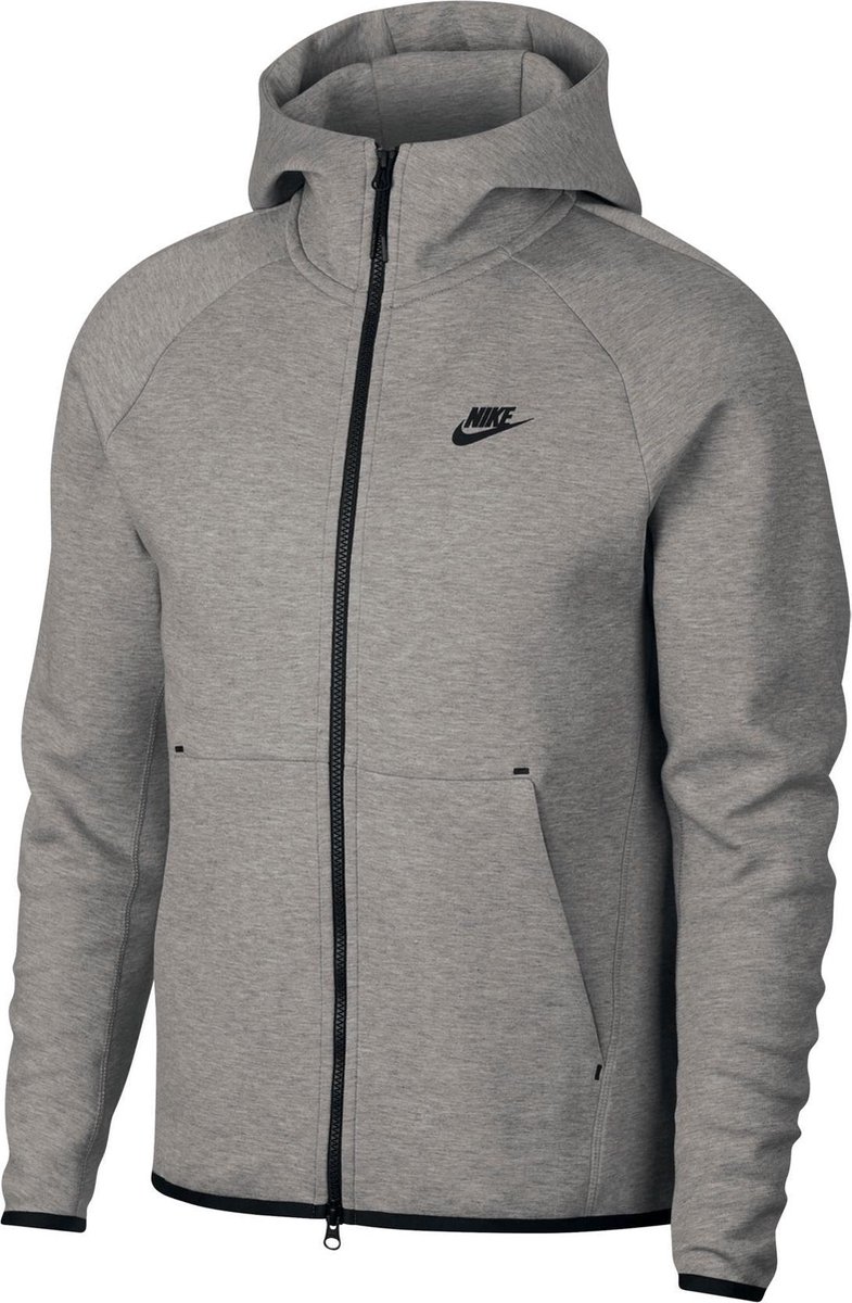 Top gastheer palm Nike Sportswear Tech Fleece Hoody Heren Sporttrui - Maat XS - Mannen - grijs/zwart  | bol.com