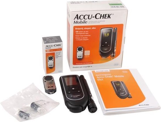 Accu Chek Mobile combi set met 50 teststrips | bol.com
