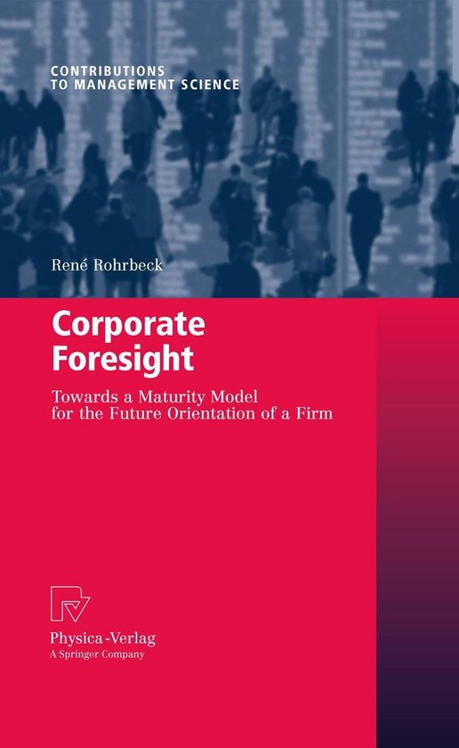 Contributions to Management Science - Corporate Foresight - cover