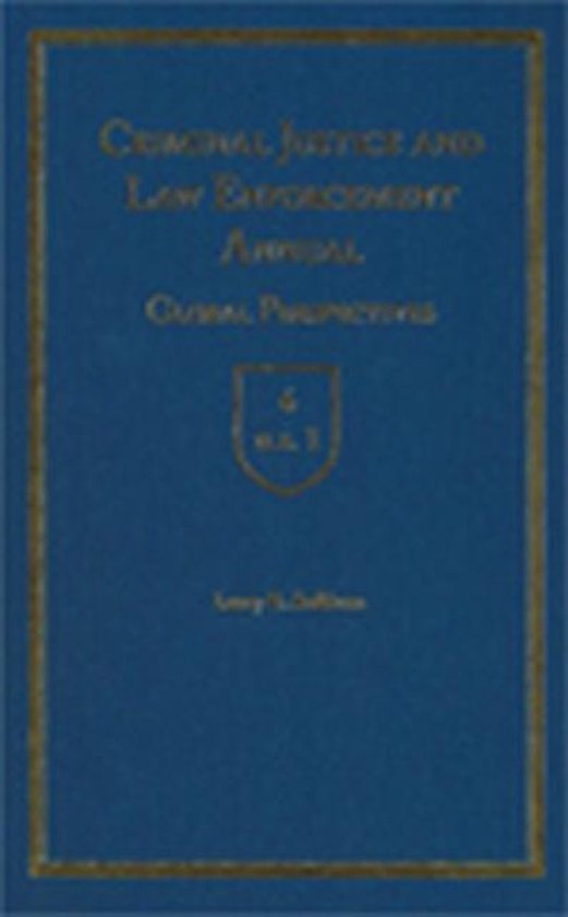 Criminal Justice and Law Enforcement Annual - cover