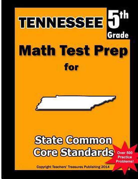 Tennessee 5th Grade Math Test Prep - cover