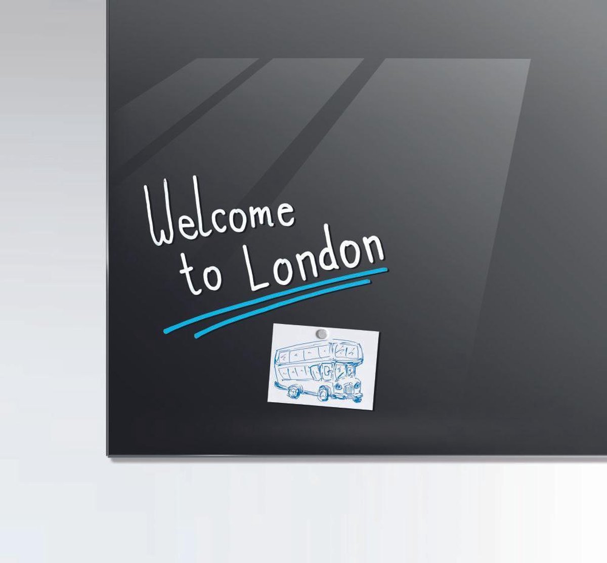 Edding 90 Glassboard Marker Lichtblauw