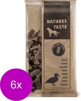 Natures Taste No Grain Bones 100 g - Hondensnacks - 6 x Eend