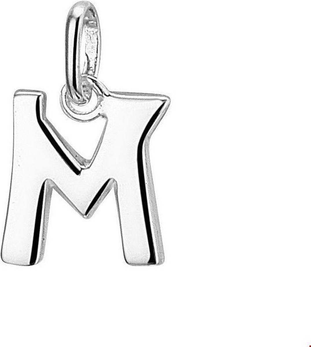 Zilveren Hanger letter M 1002775