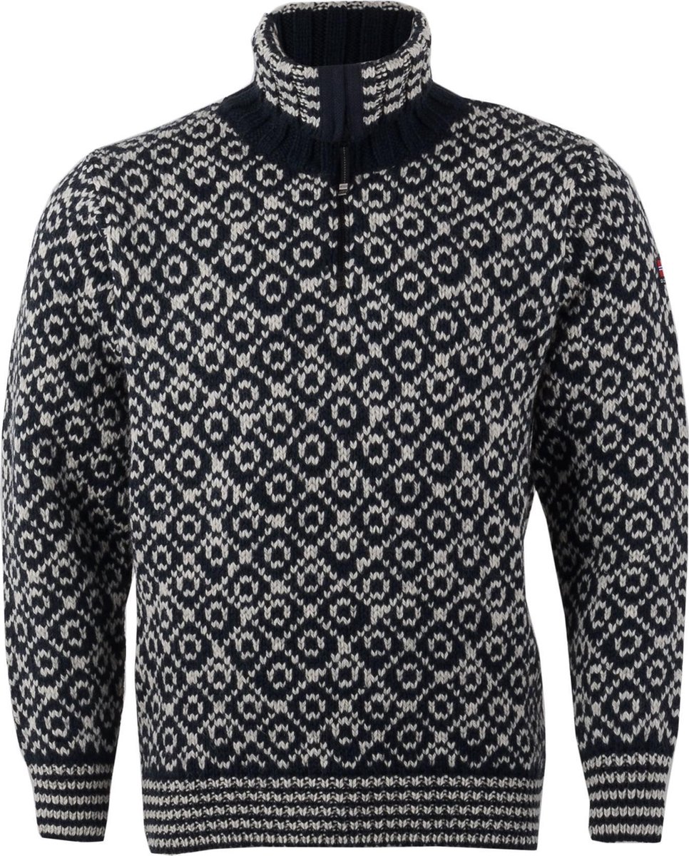 | Devold Trui Maat 52 Mannen zwartgrijs Devold Svalbard Sweater Zip Neck Merinotrui | Gratis