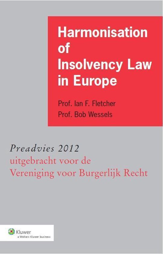 Cover van het boek 'Harmonisation of insolvency law in Europe' van Ian F. Fletcher