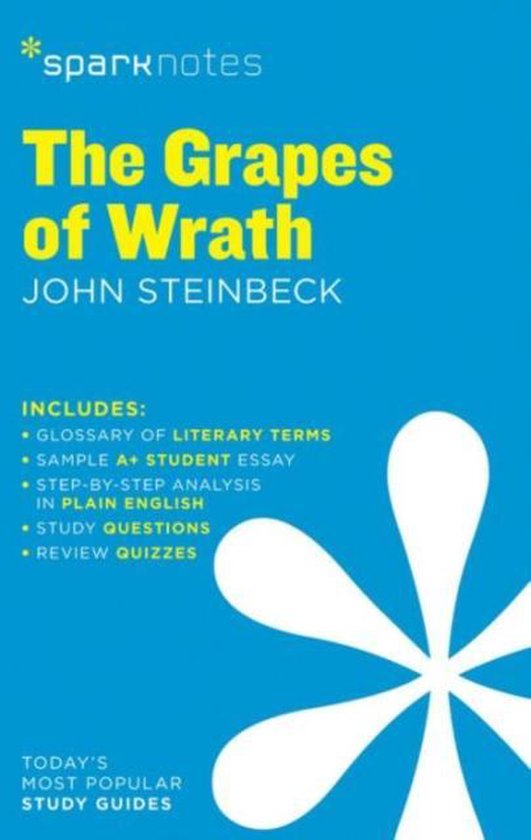 Grapes Of Wrath By John Steinbeck, Sparknotes 9781411469556 Boeken