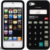 Rekenmachine calculator iPhone 5 5S silicone gel hoesje